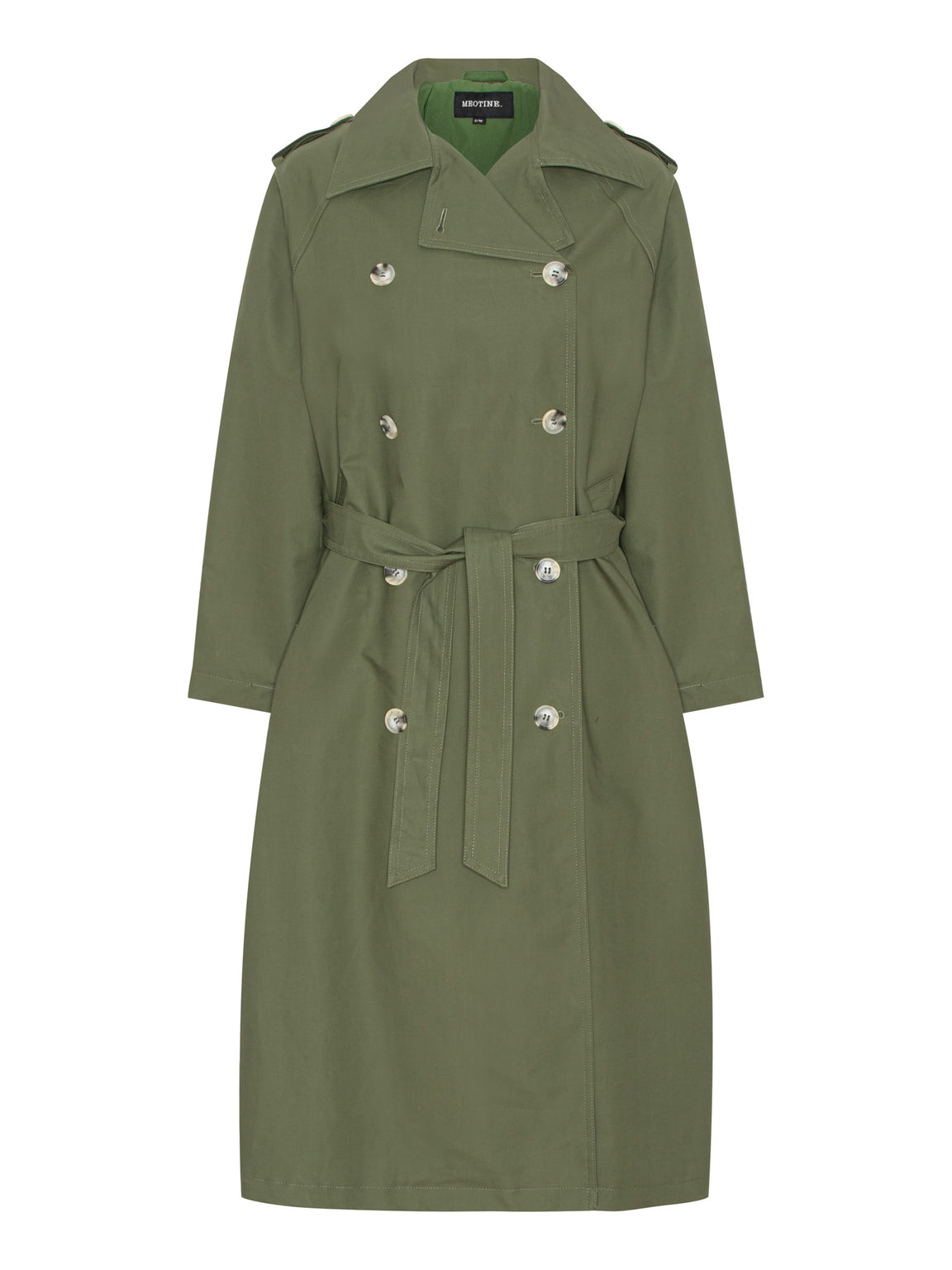 CASSANDRA TRENCHCOAT - GREEN