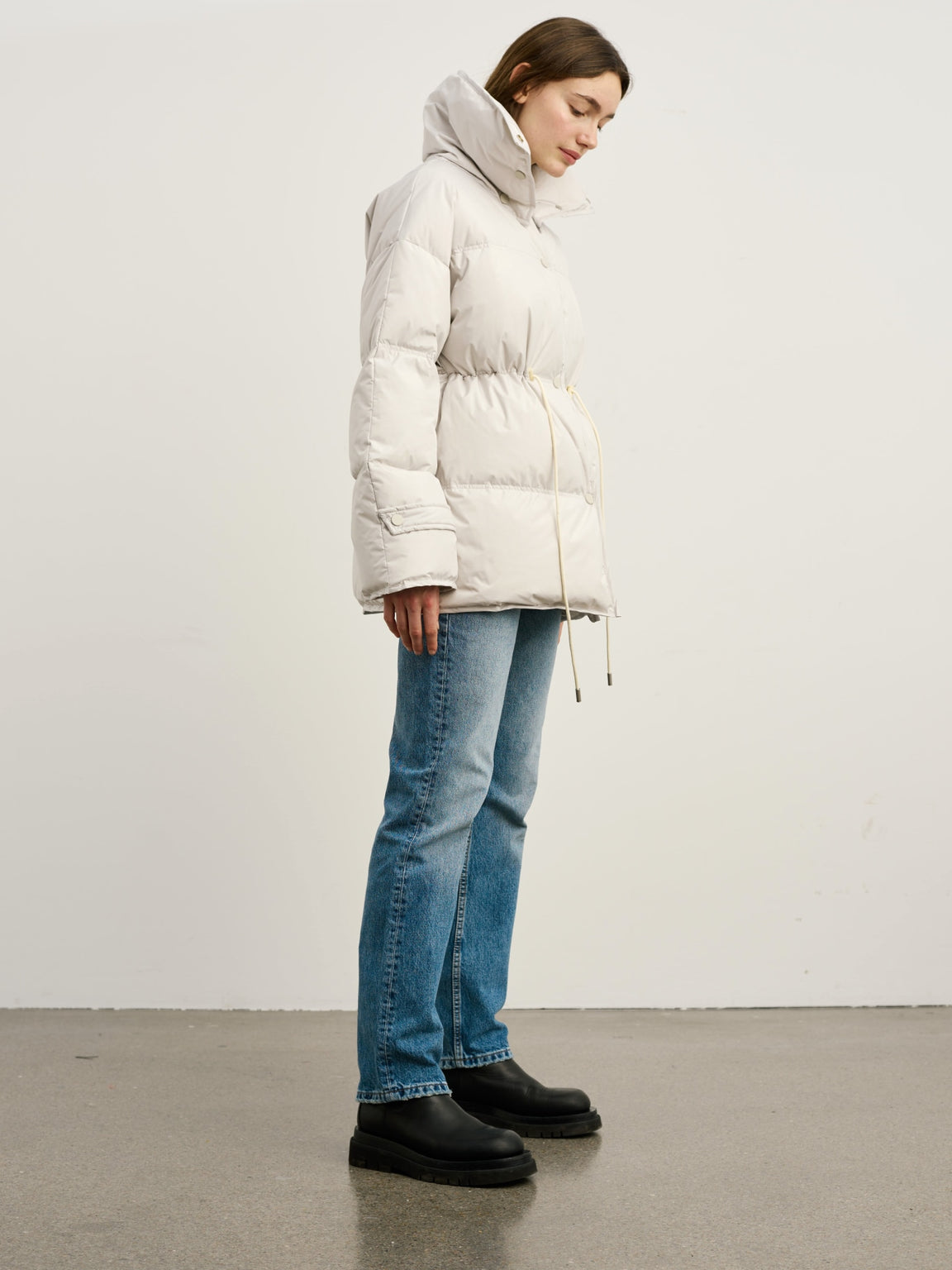 LULU DOWN JACKET - GREY