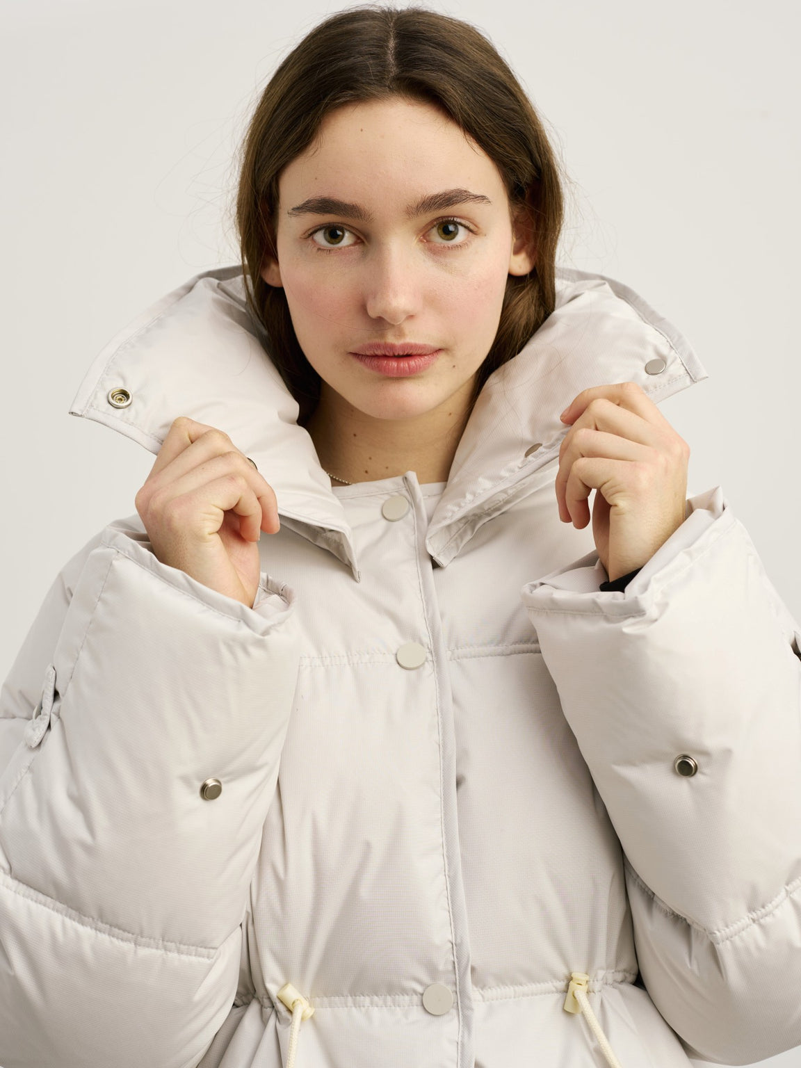 LULU DOWN JACKET - GREY