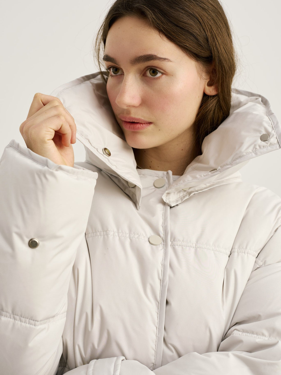 LULU DOWN JACKET - GREY