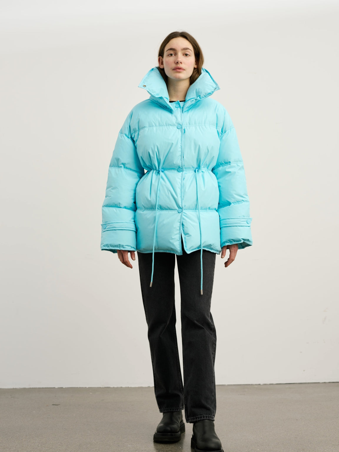 LULU DOWN JACKET - BABYBLUE