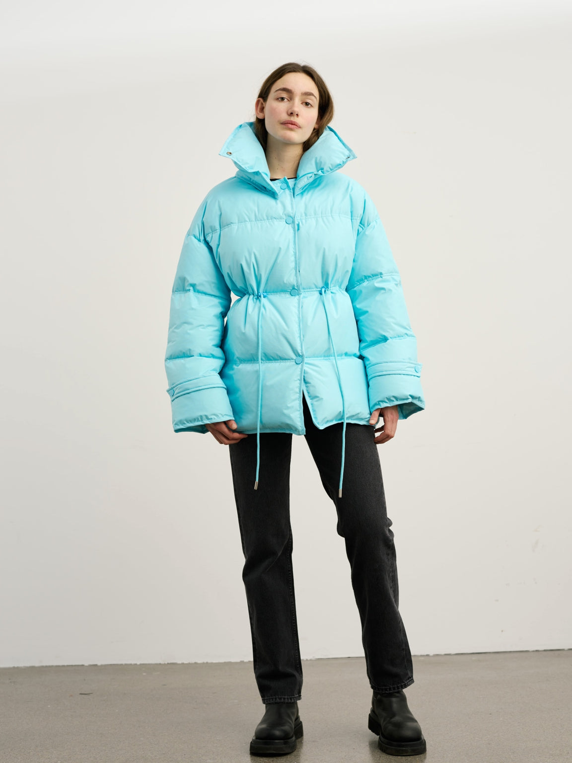 LULU DOWN JACKET - BABYBLUE