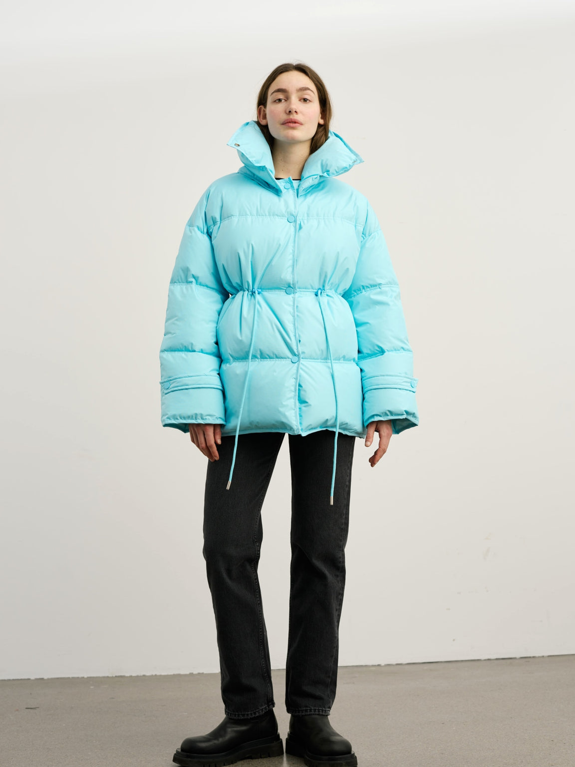 LULU DOWN JACKET - BABYBLUE