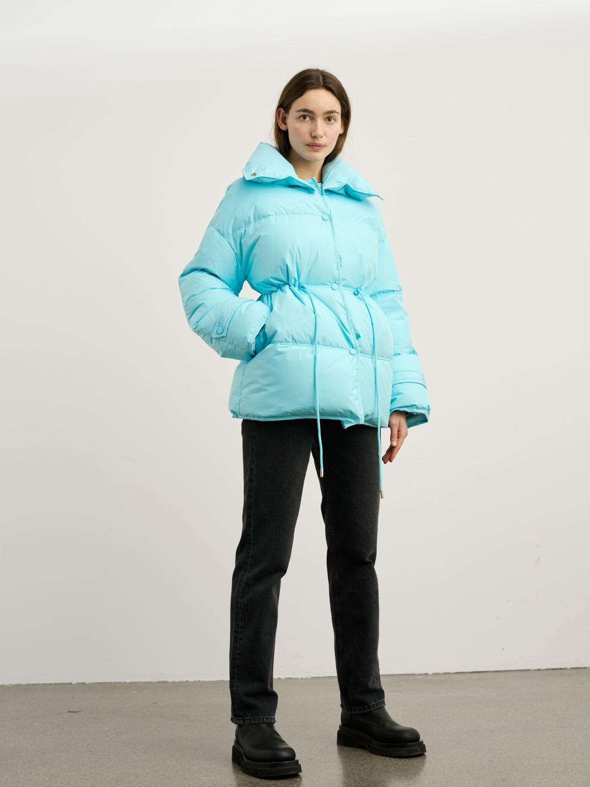 LULU DOWN JACKET - BABYBLUE