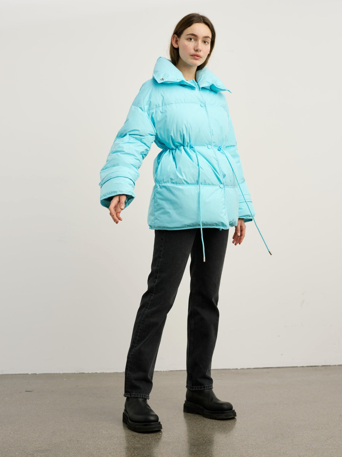 LULU DOWN JACKET - BABYBLUE