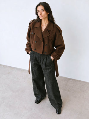 JOHN WOOL JACKET BROWN