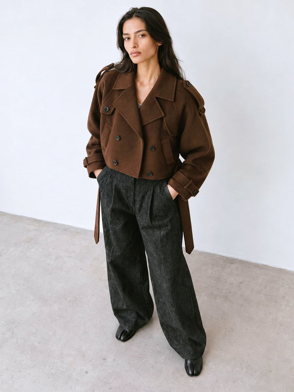 JOHN WOOL JACKET BROWN