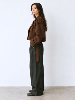 JOHN WOOL JACKET BROWN