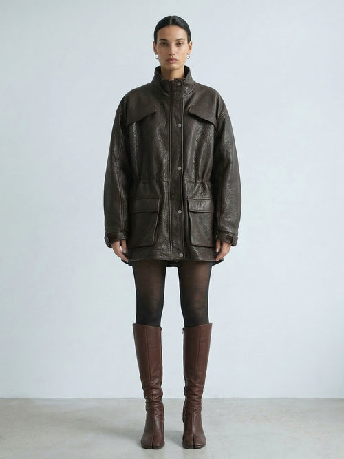 SIMONE JACKET - BROWN