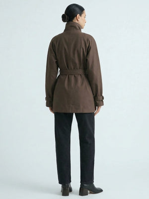 SKYLER CANVAS JACKET - BROWN