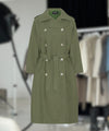 CASSANDRA TRENCHCOAT - GREEN