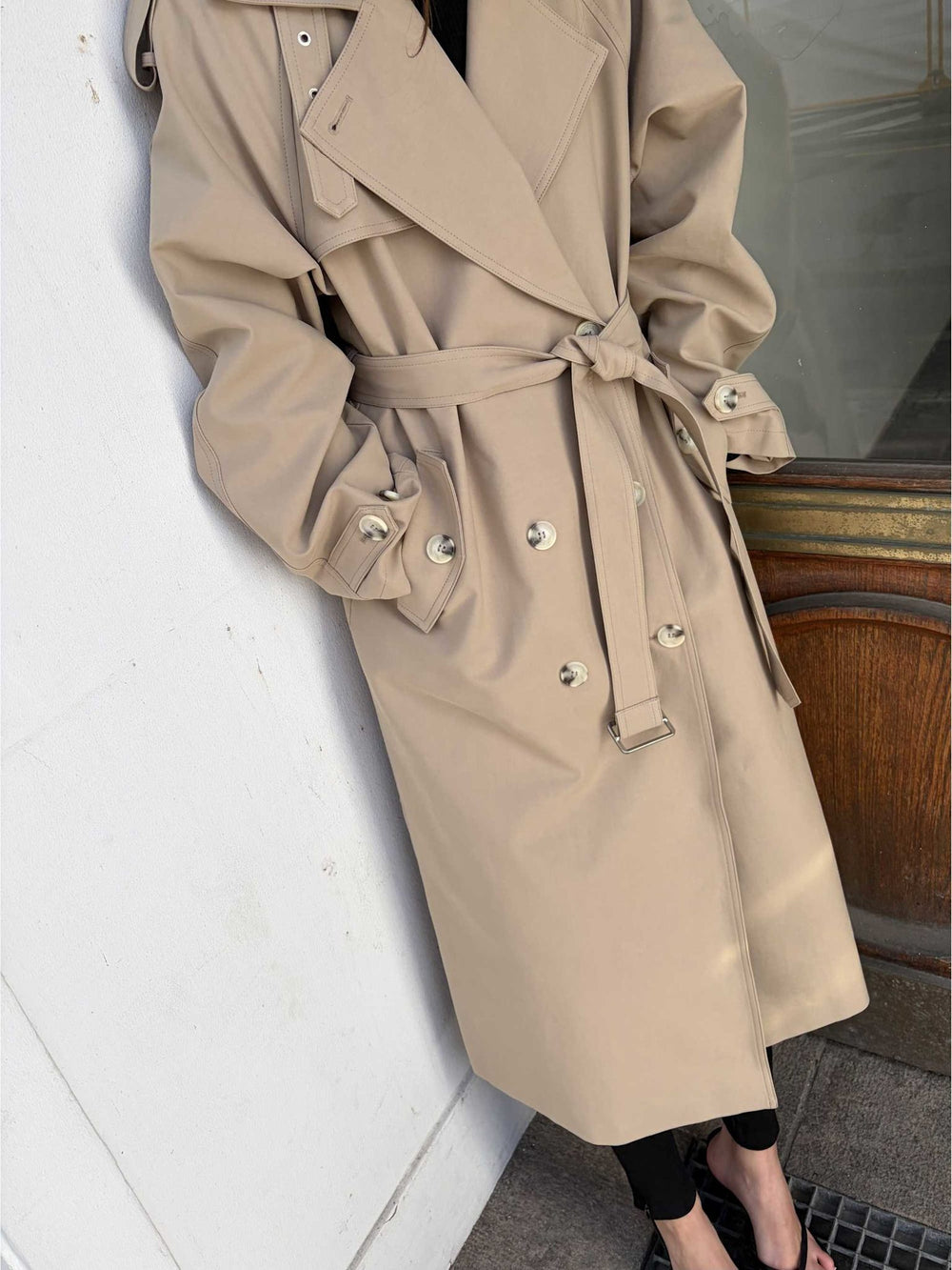 HEATHER TRENCH COAT - BEIGE