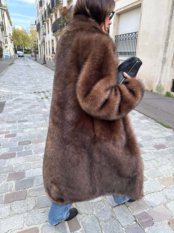 KATHA COAT - BROWN