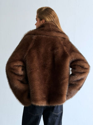 KATHA JACKET - BROWN