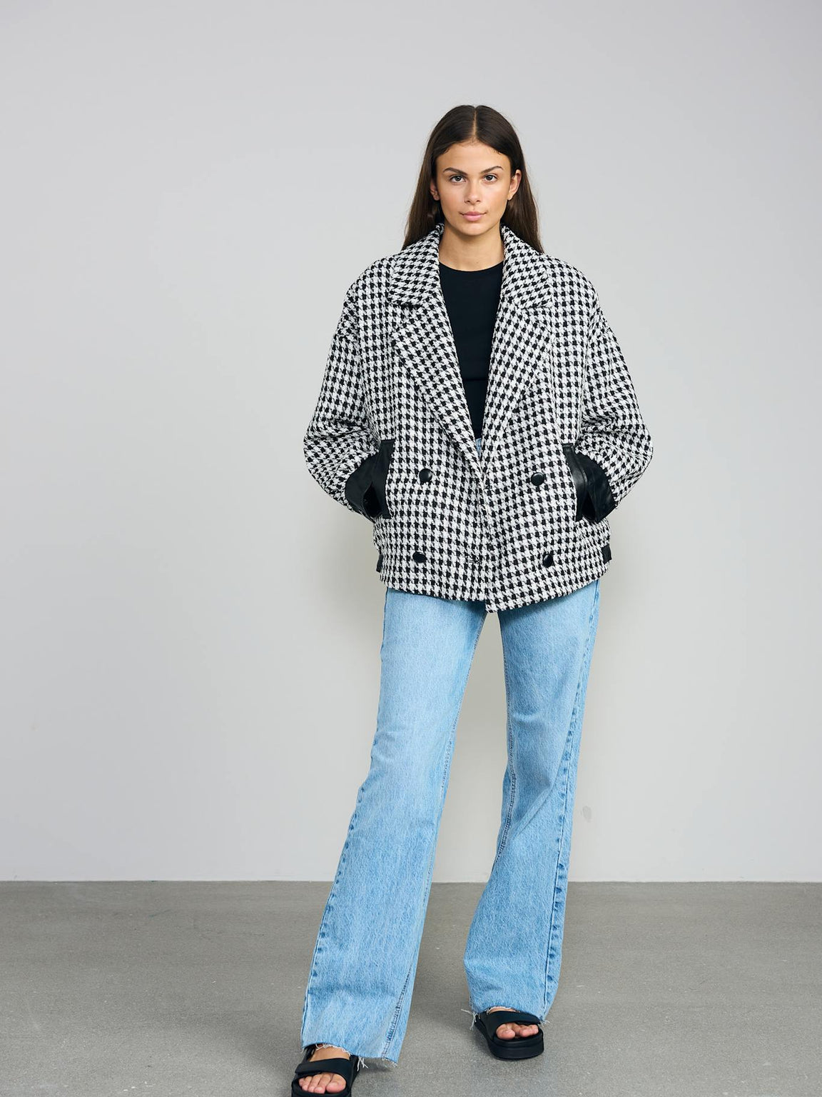 ELOISE - TWEED JACKET - B/W