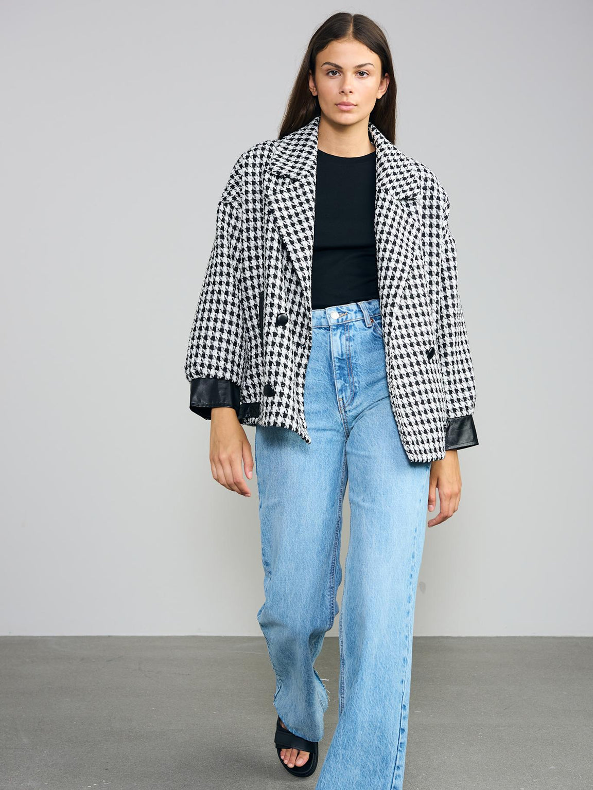 ELOISE - TWEED JACKET - B/W