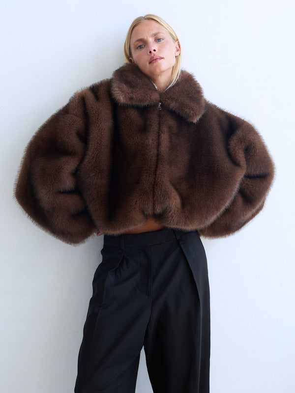 CAPRI JACKET - BROWN
