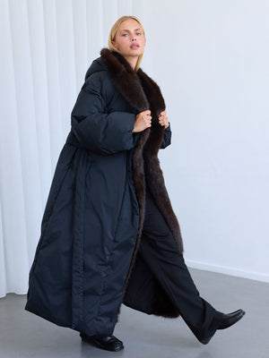 SOPHIA PUFFER COAT - BLACK
