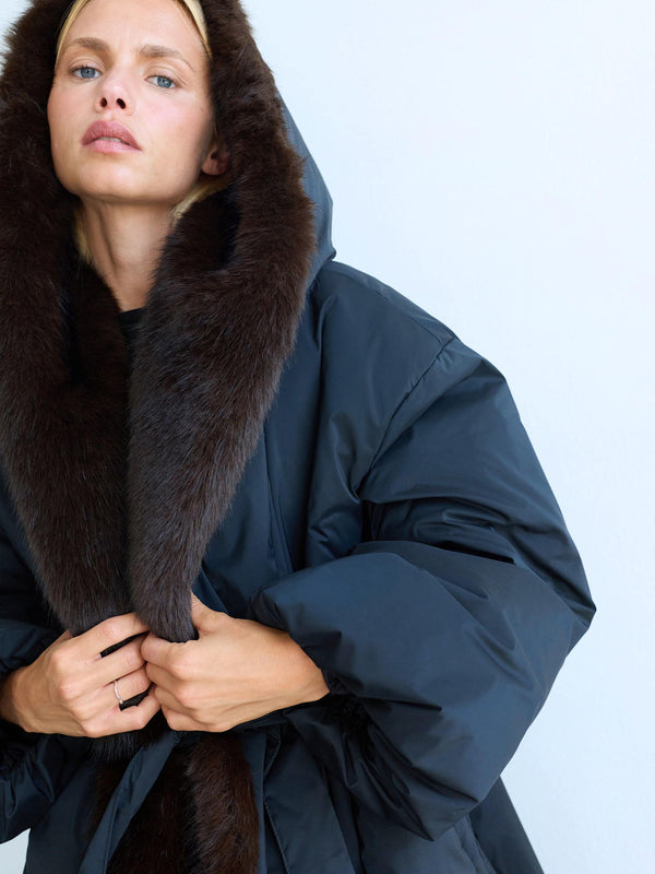 SOPHIA PUFFER COAT - BLACK