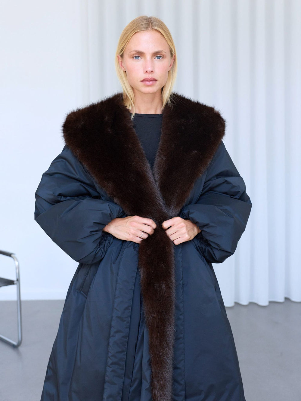 SOPHIA PUFFER COAT - BLACK