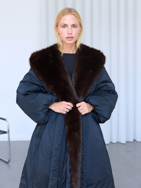 SOPHIA PUFFER COAT - BLACK
