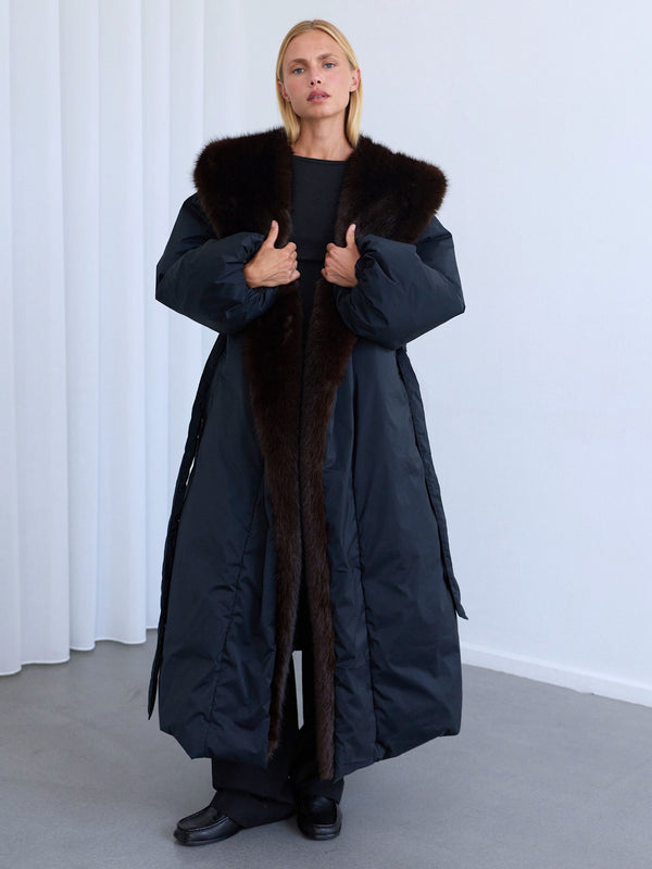 SOPHIA PUFFER COAT - BLACK