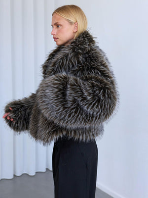 ISOLDE JACKET - BROWN