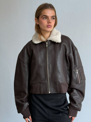 ESTELLE JACKET - BROWN