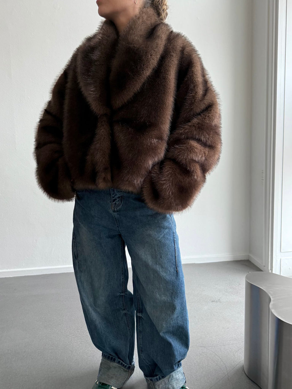 KATHA JACKET - BROWN