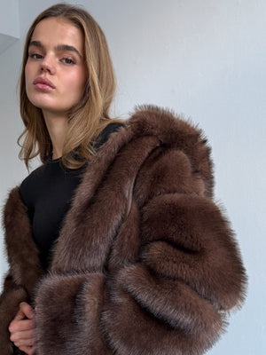 CASEY JACKET - BROWN