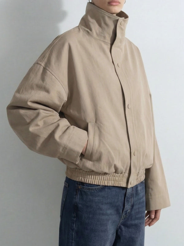EZREN BOMBER JACKET - BEIGE