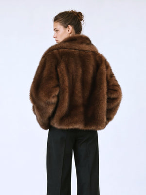 KATHA JACKET - BROWN