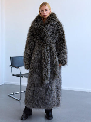 ISOLDE COAT - BROWN