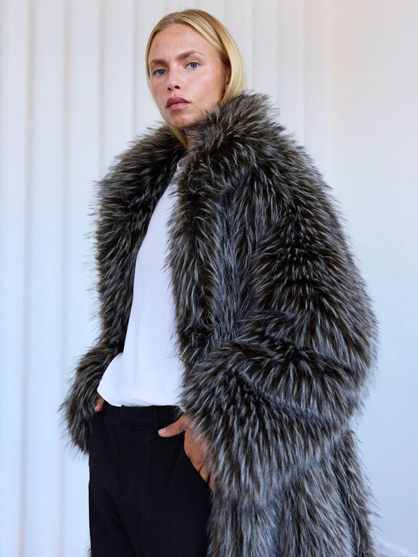 ISOLDE COAT - BROWN