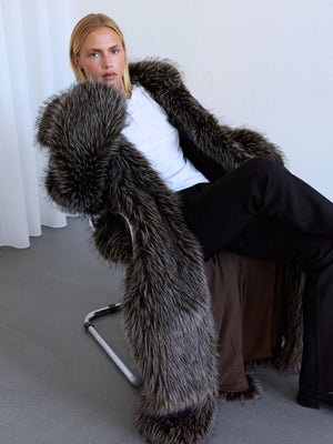 ISOLDE COAT - BROWN