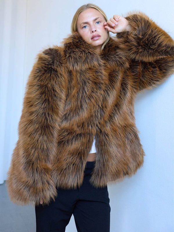 RUMI JACKET - BROWN