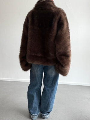 KATHA JACKET - BROWN