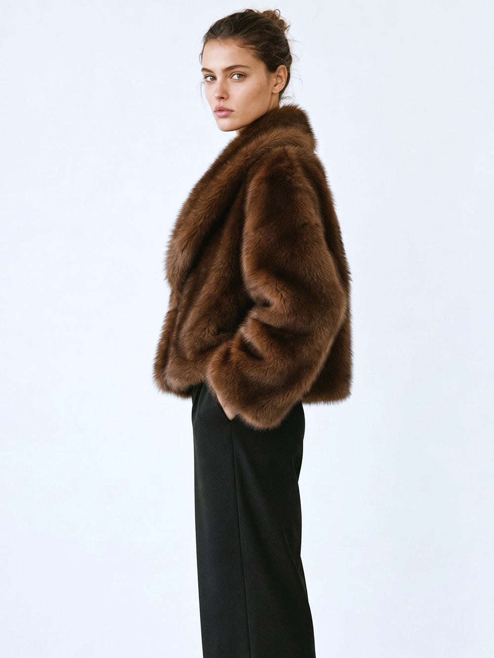 KATHA JACKET - BROWN