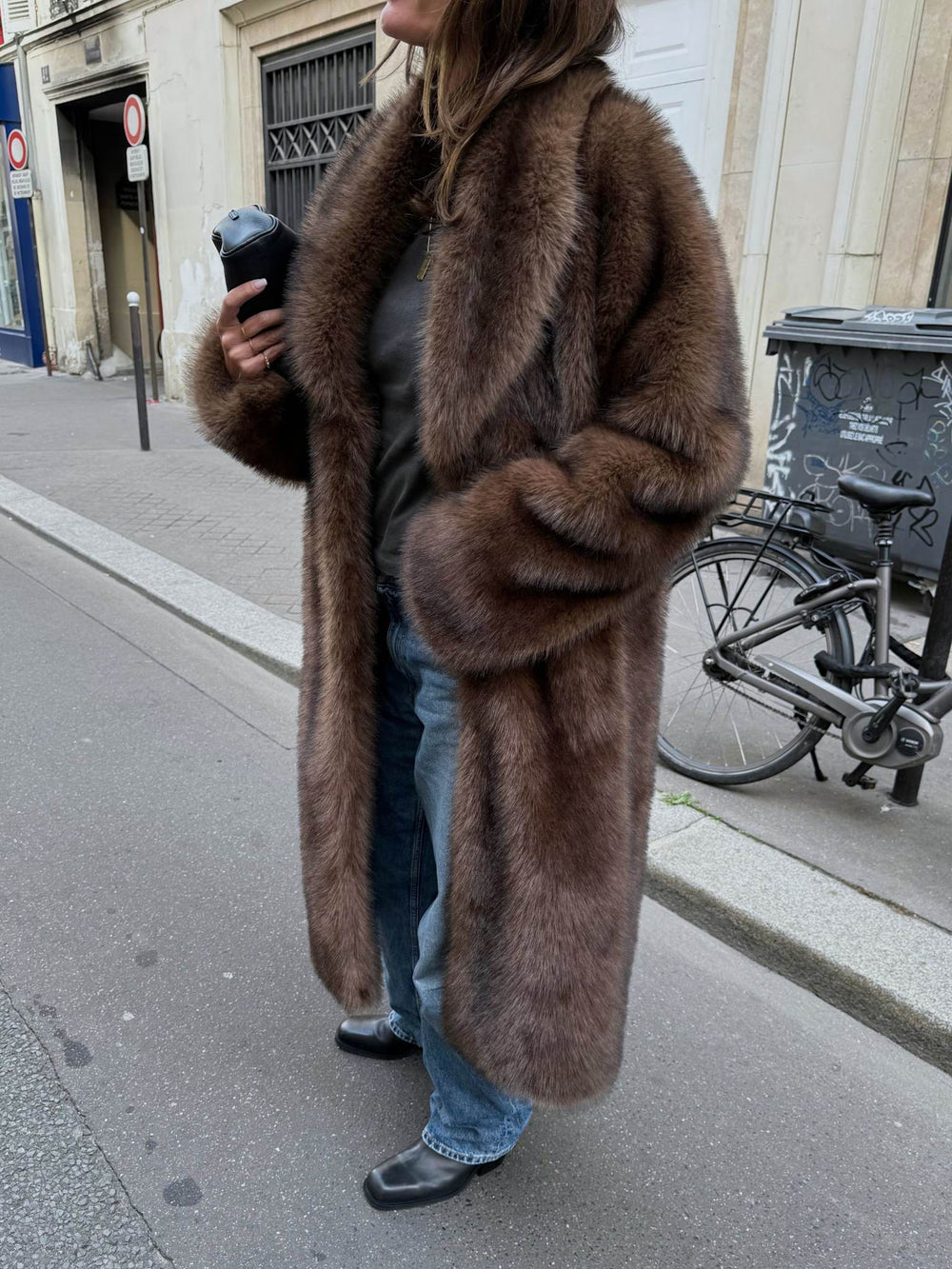 KATHA COAT - BROWN