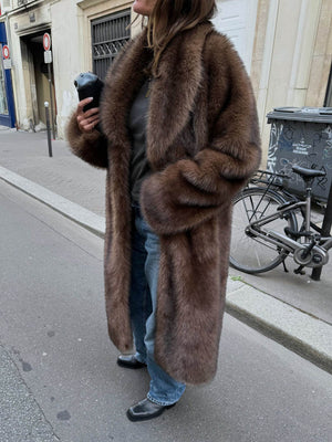KATHA COAT - BROWN
