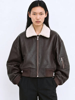 ESTELLE JACKET - BROWN