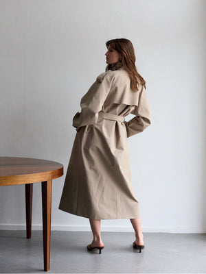 HEATHER TRENCH COAT - BEIGE