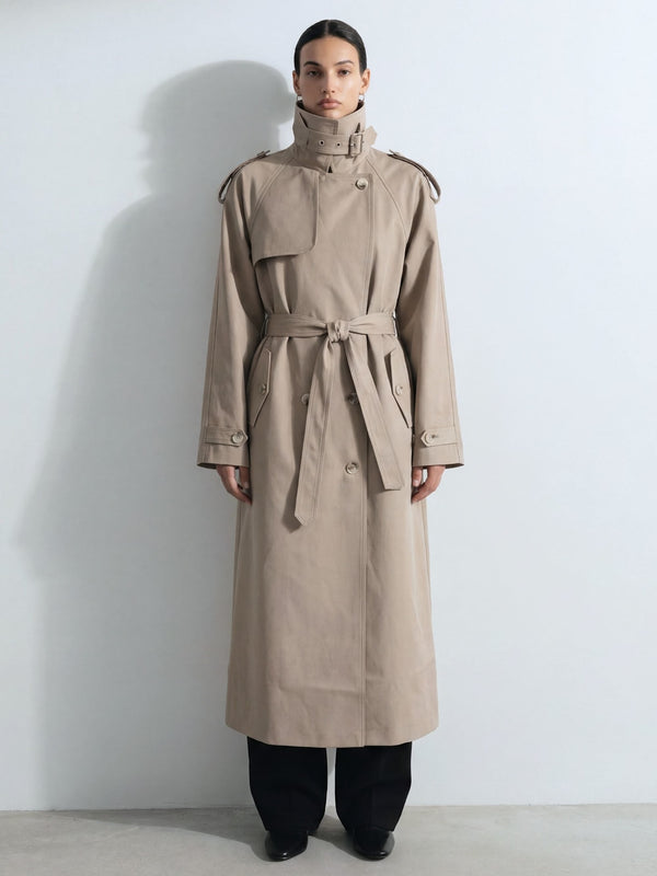 HEATHER TRENCH COAT - BEIGE