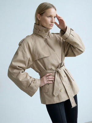 HEATHER TRENCH JACKET - BEIGE