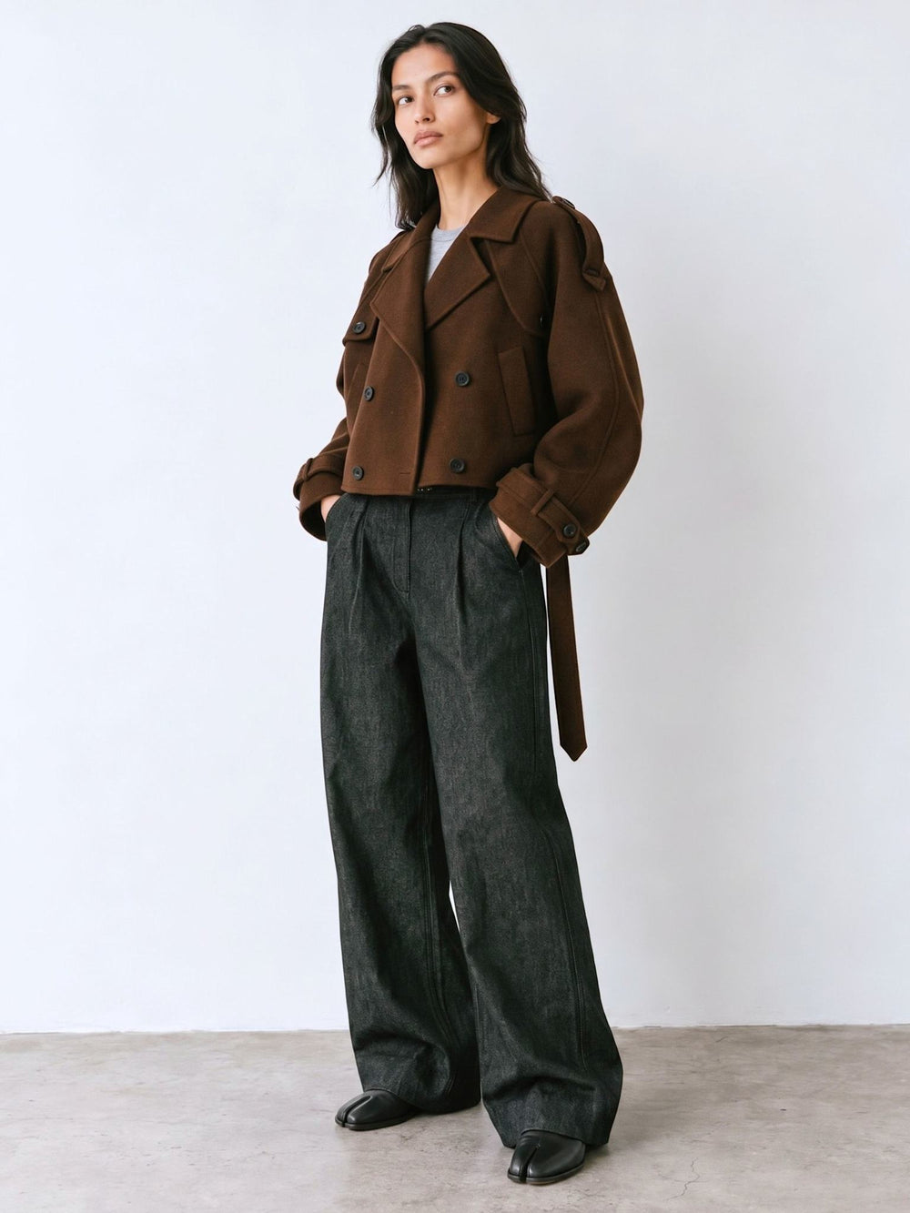 JOHN WOOL JACKET BROWN
