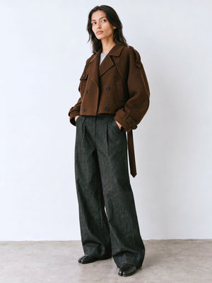 JOHN WOOL JACKET BROWN
