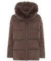 ALVA DOWN JACKET - DARK BROWN