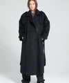 BEA WOOL COAT - BLACK