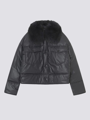 CHARLIE PUFFER JACKET - BLACK