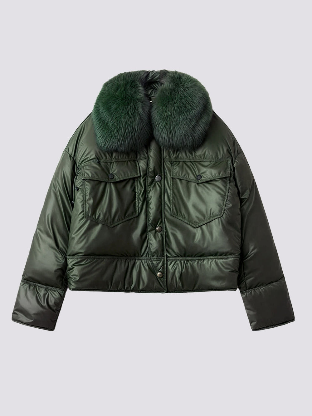 CHARLIE PUFFER JACKET - GREEN